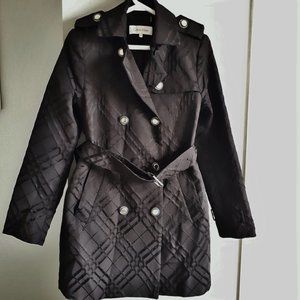 Calvin Klein Black Double Breasted Coat